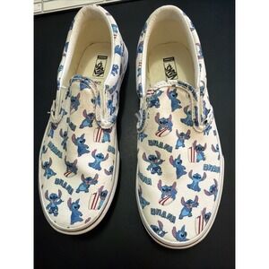 Limited Edition Vans x Disney Customs Lilo & Stitch Slip-Ons Size 3 Youth